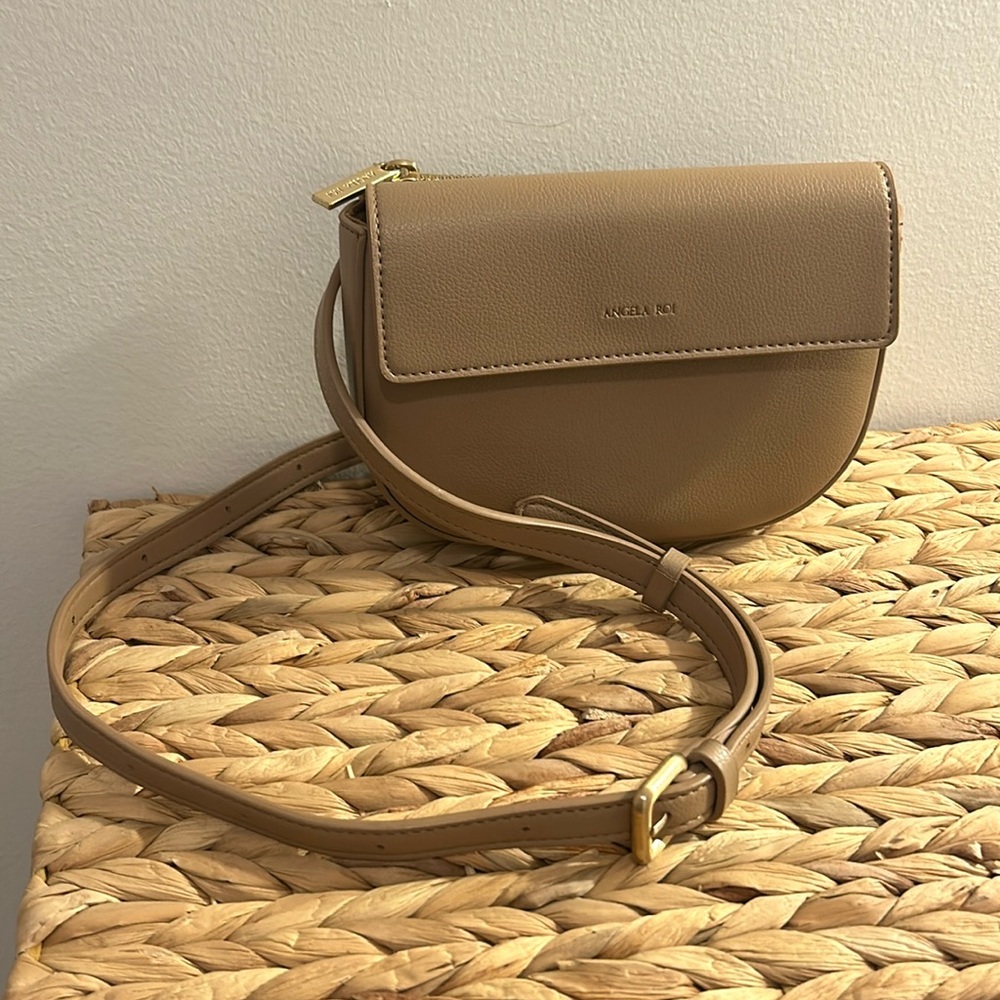 Angela Roi HAMILTON BELT BAG / CROSS-BODY in TAUPE